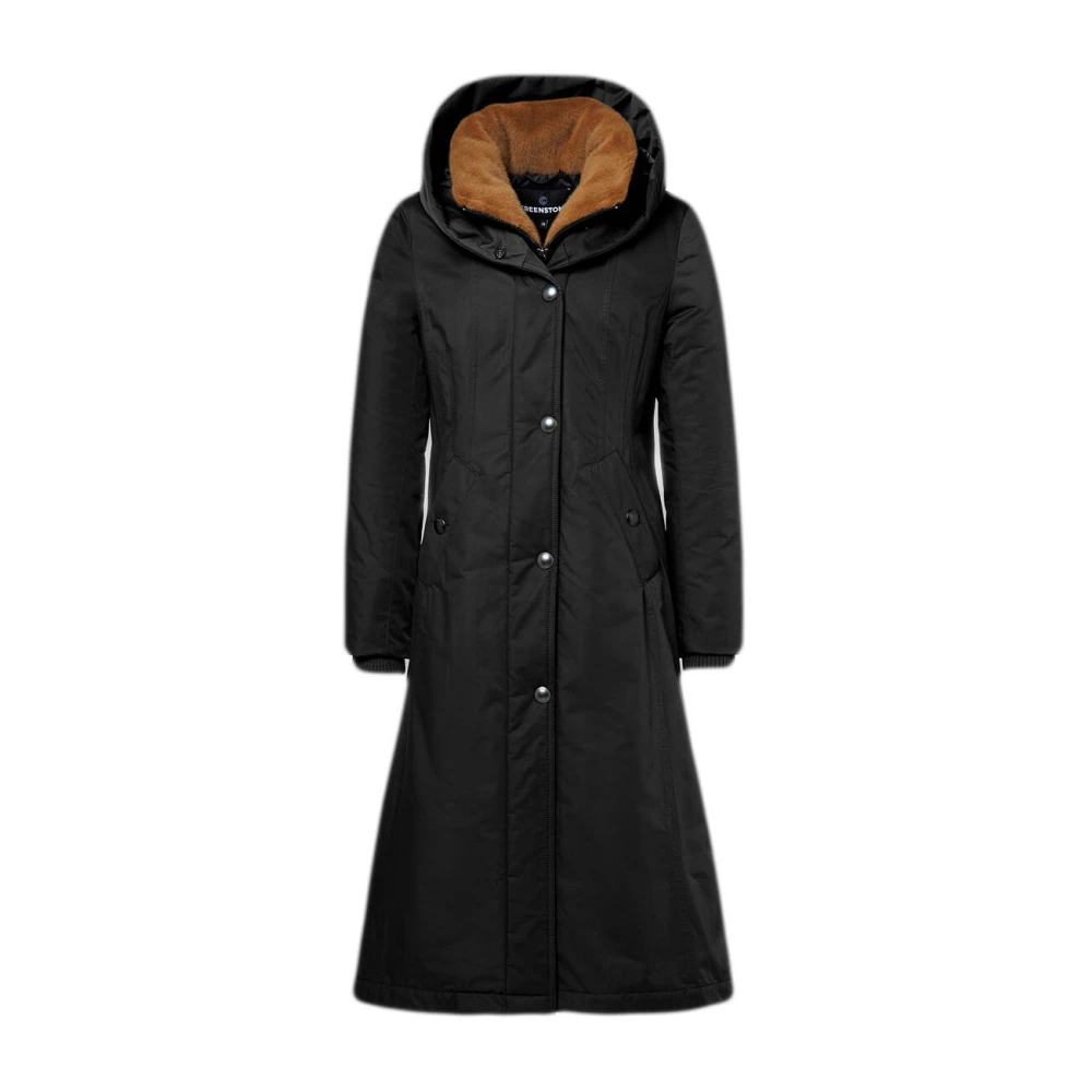 Creenstone Vika Stijlvolle Jas Black Dames