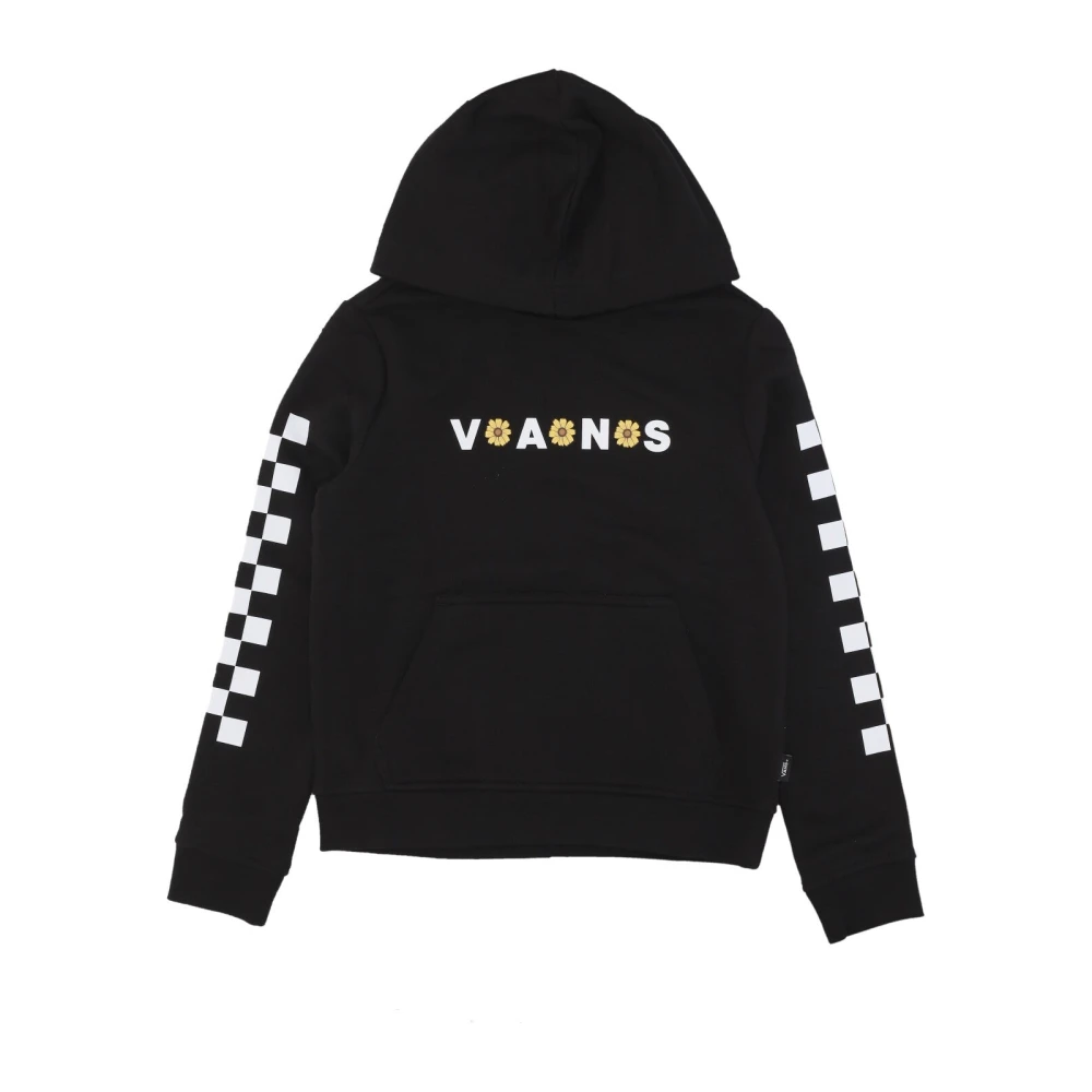 Vans Zwarte Sunfloral Hoodie met Lange Mouwen Black Dames