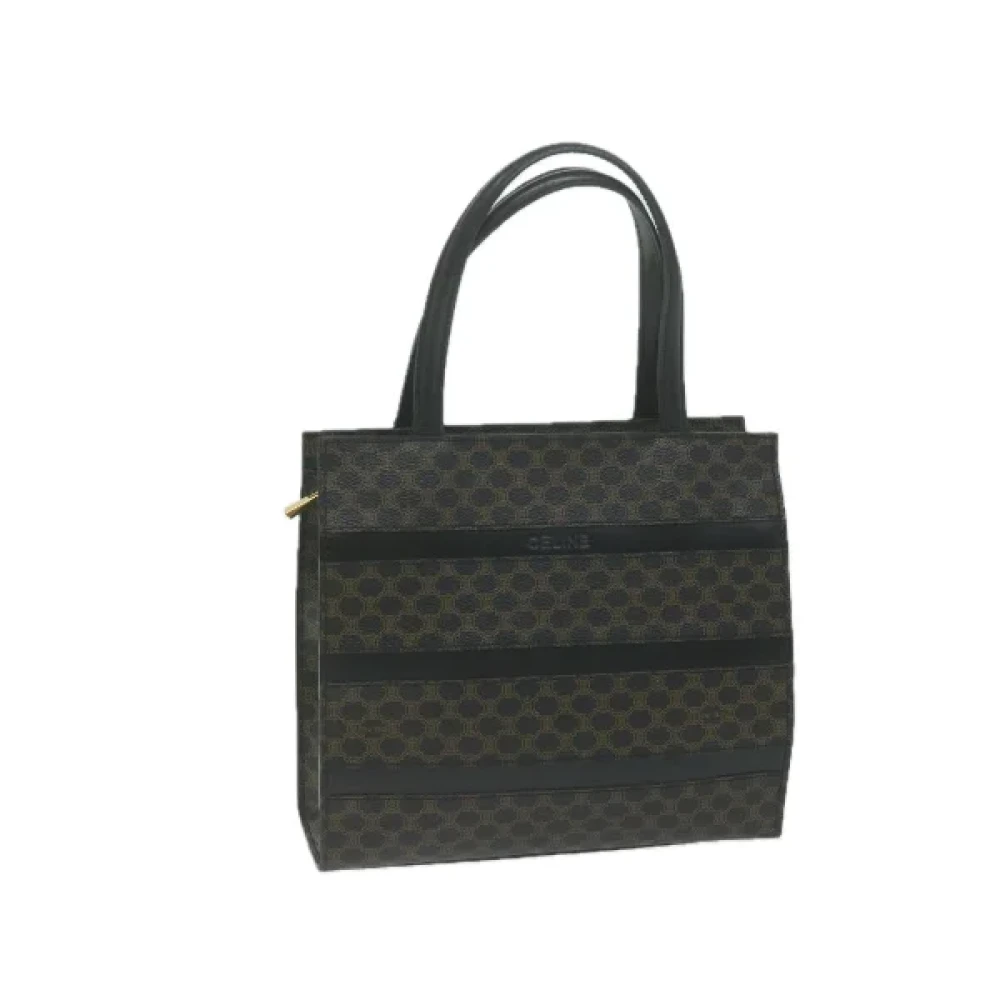 Celine Vintage Pre-owned Leather handbags Brown Dames