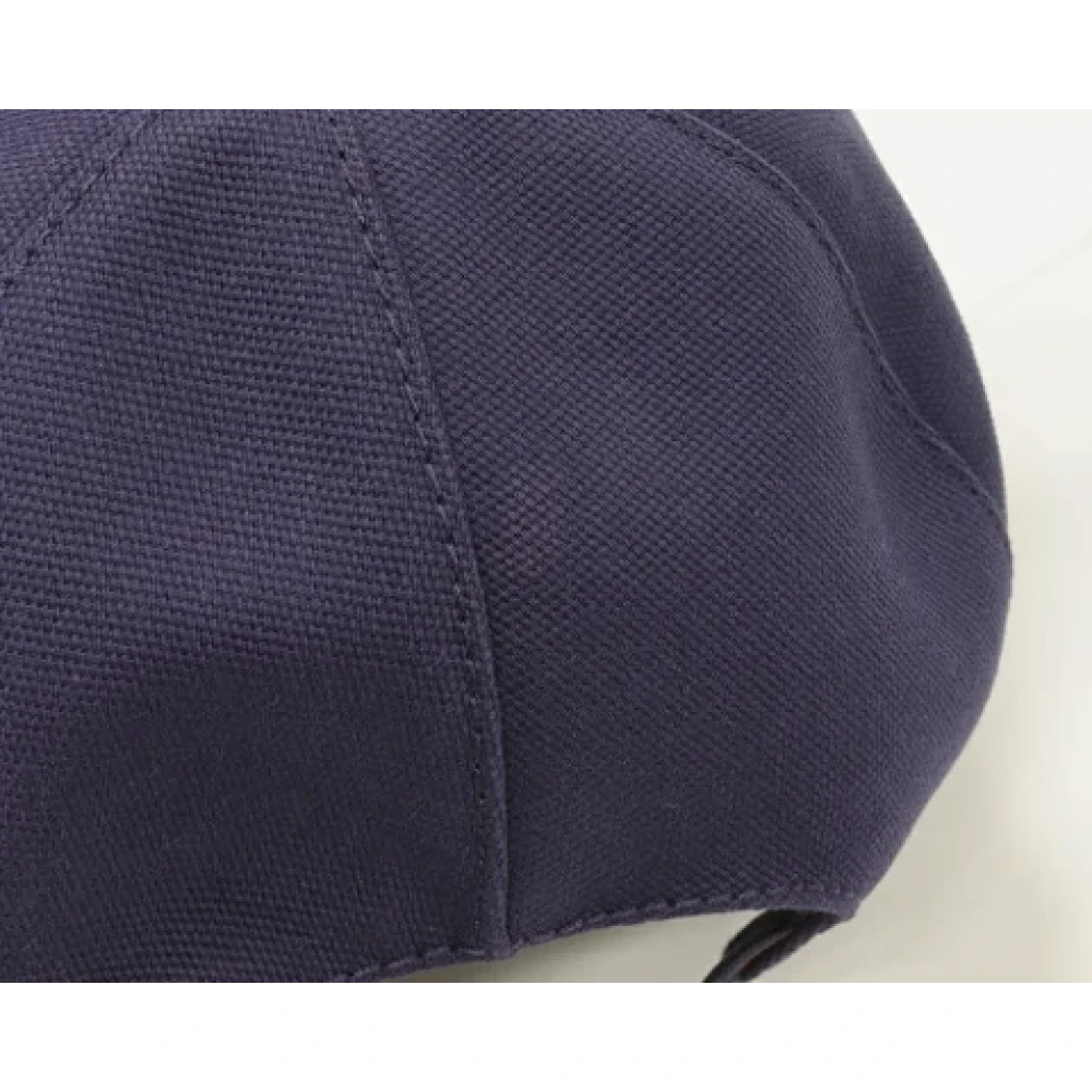 Gucci Vintage Pre-owned Canvas hats Blue Dames
