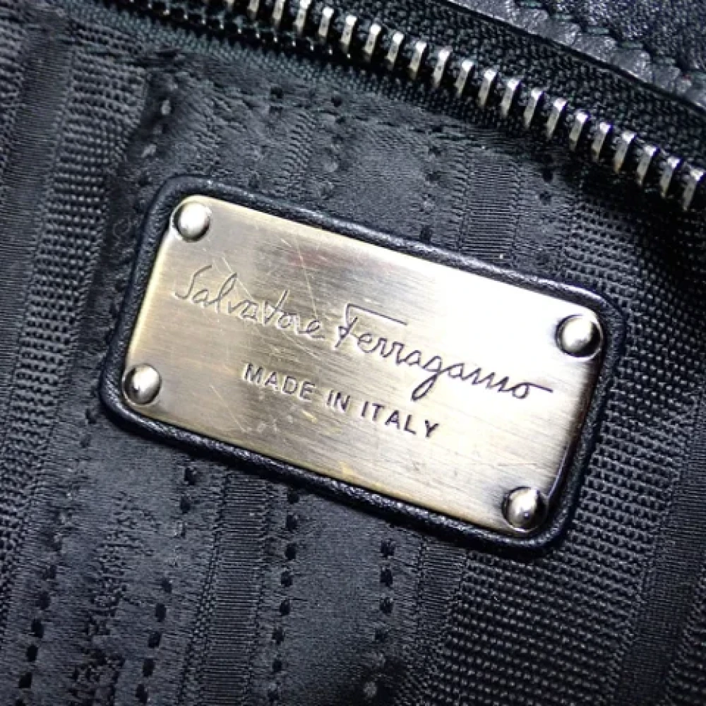 Salvatore Ferragamo Pre-owned Leather totes Black Dames
