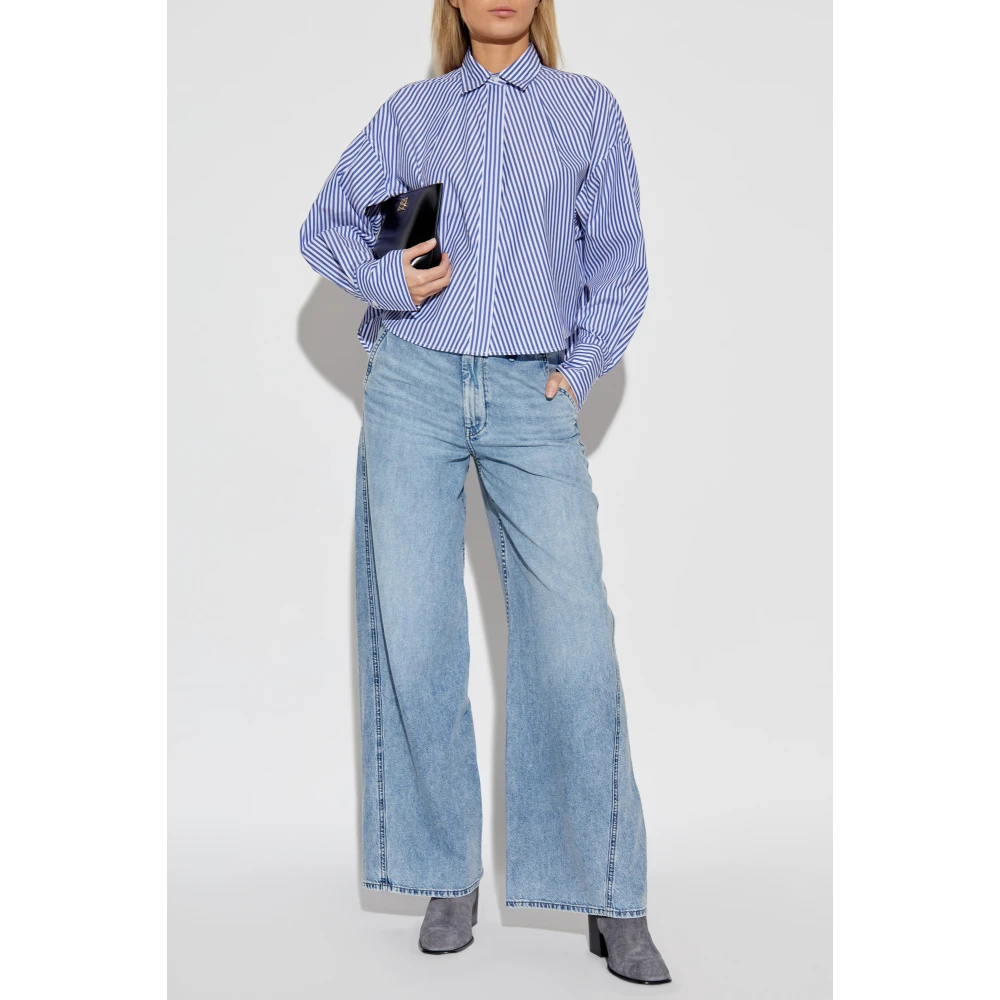 Rag & Bone Shirt Martha Blue Dames