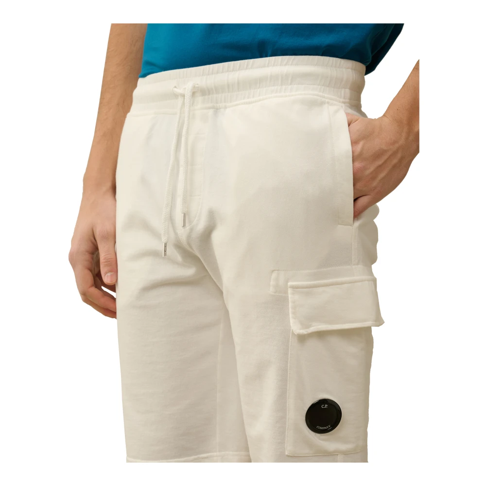C.P. Company Cargo Zak Bermuda Shorts White Heren