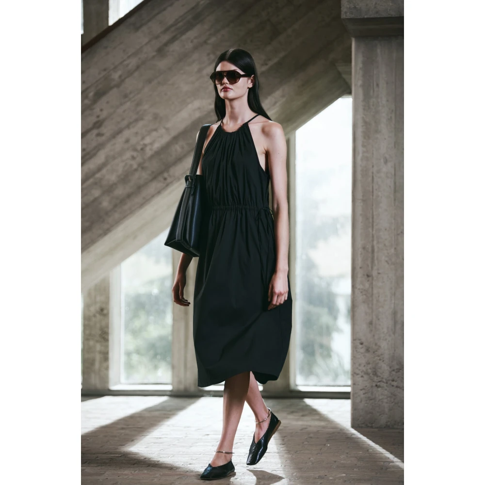 Jane Lushka Zomer Chic Victoria Jurk Zwart Black Dames