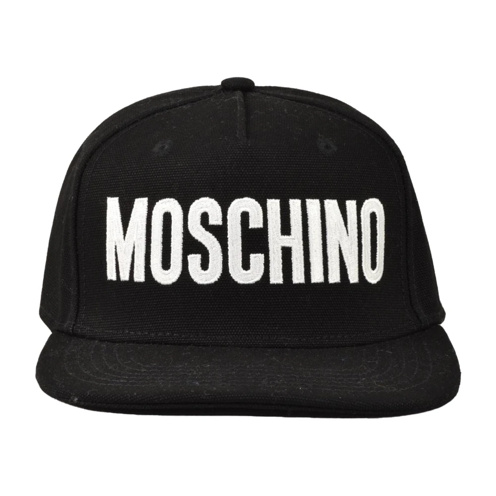 Moschino Katoenen pet Black Dames