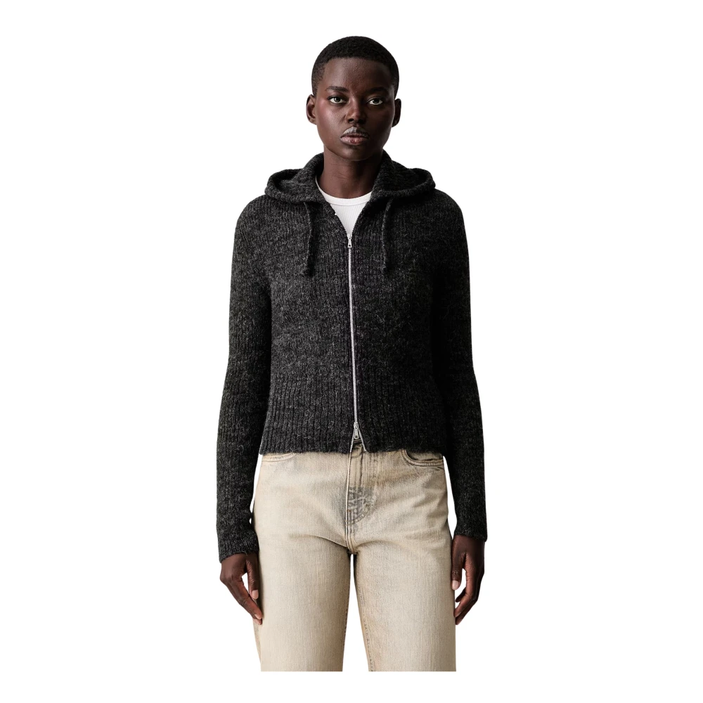 Our Legacy Sweatshirts & Hoodies > Zip-Throughs - Female - Cardigans - Gray - S - Knitwear