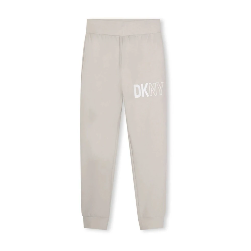 Dkny Unisex Kids White Jogging Sock - Sweatpants - 8 Y - Kids