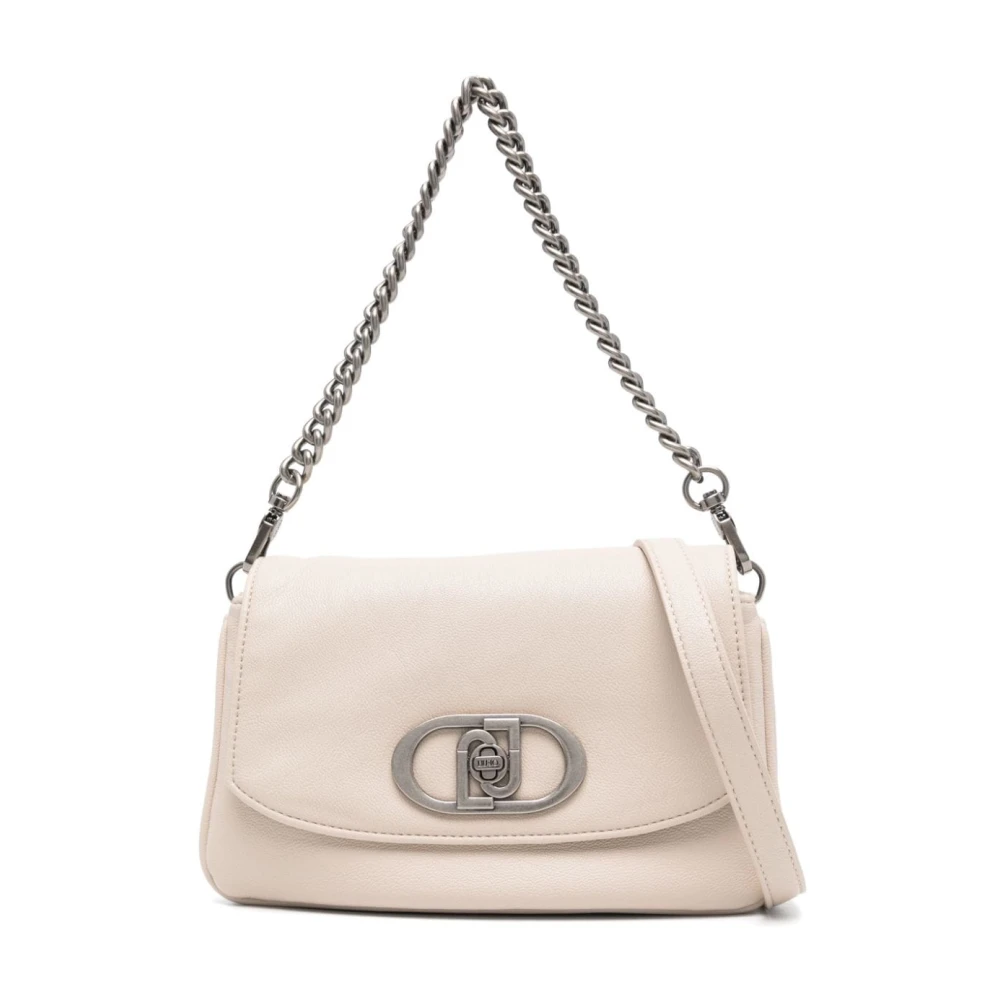 Liu Jo Beige Faux Leren Schoudertas Beige Dames