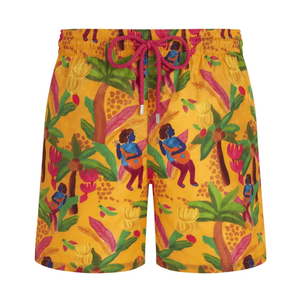Vilebrequin Uomo Multicolor - Tropicalia Monogram Turtles Jacquard Swim Shorts - Swimwear - E - M