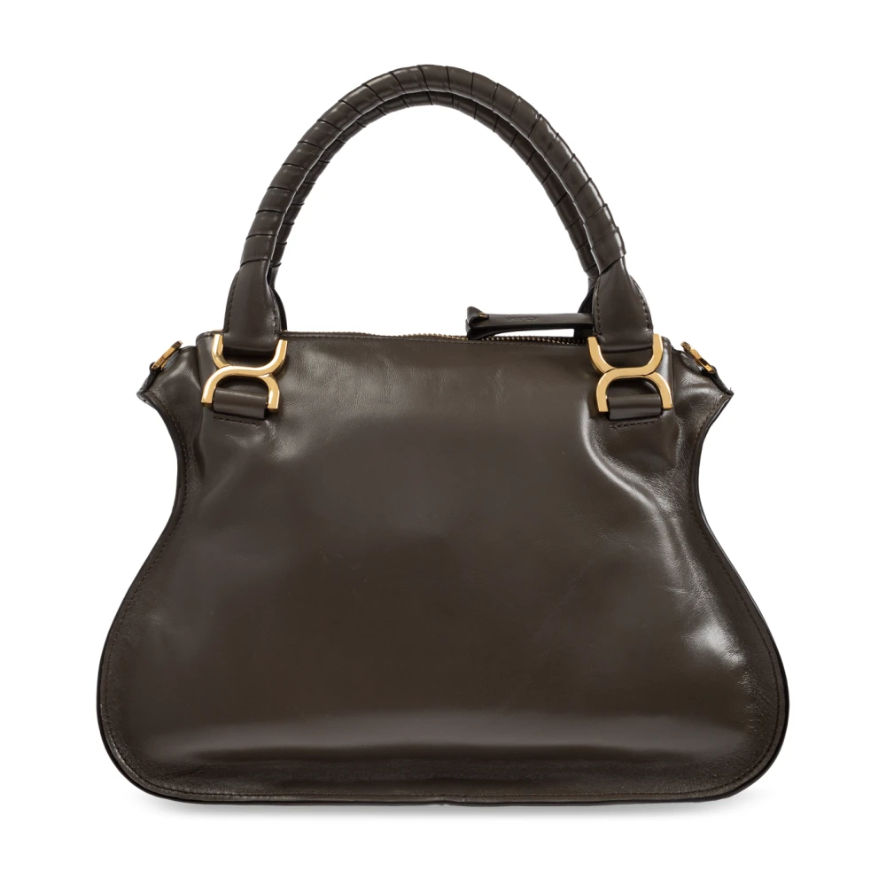 Chloé Handtas Marcie Dubbel Medium Green Dames