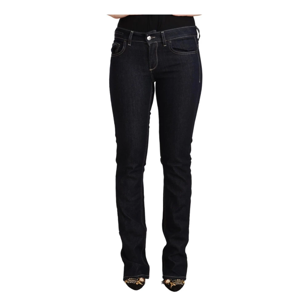 Gianfranco Ferré Women's Black Slim Fit Jeans, W27, Gf Ferre Skinny Cut Jeans With Logo Details