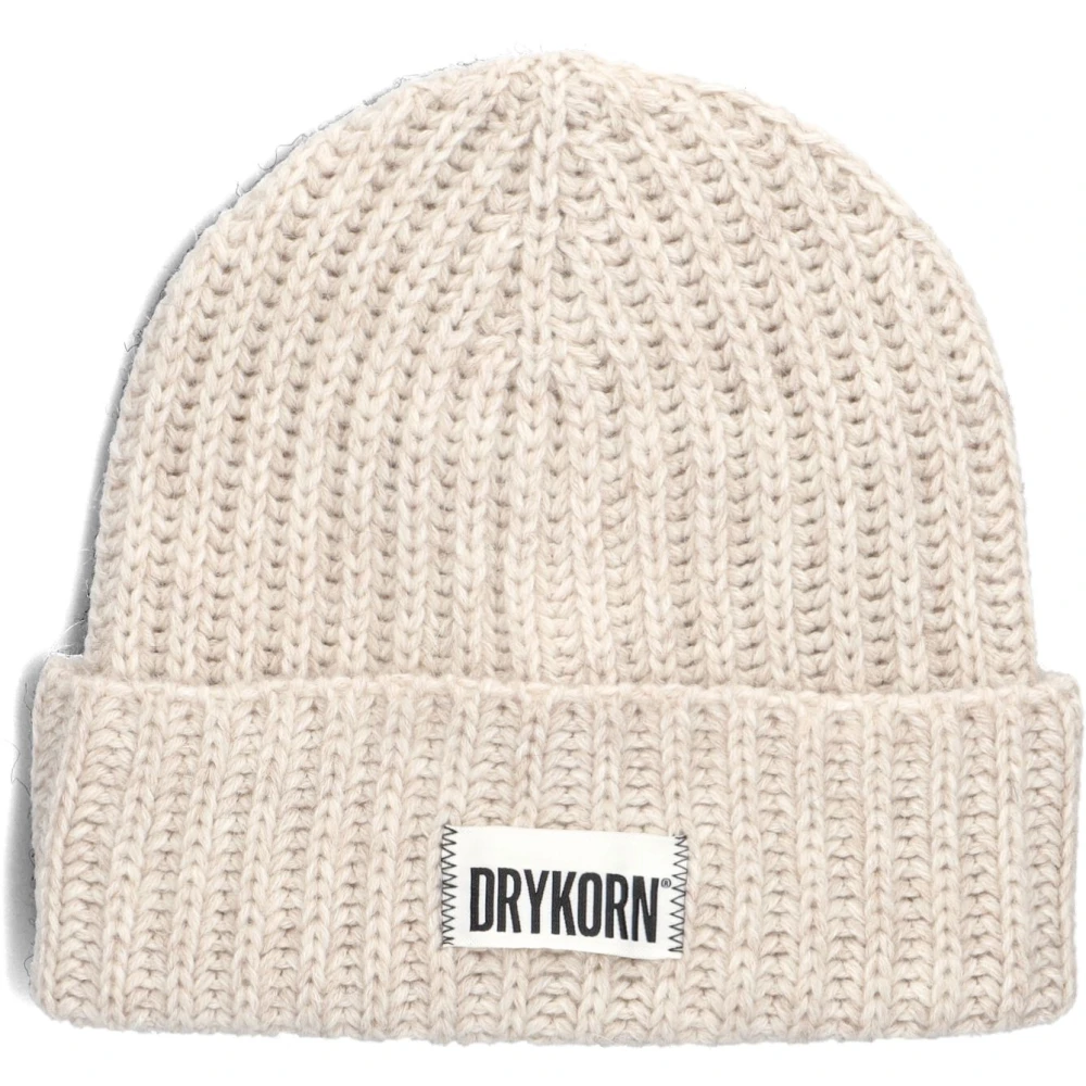 drykorn Bruine Gebreide Beanie Muts Brown Dames