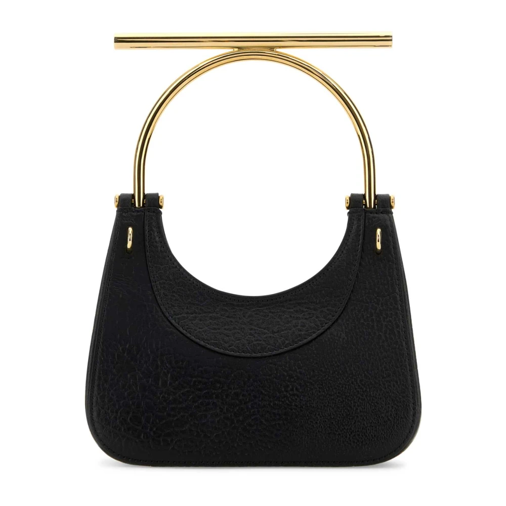 alexander mcqueen Mini Cross-Bar Handtas in Zwart Leer Black Dames