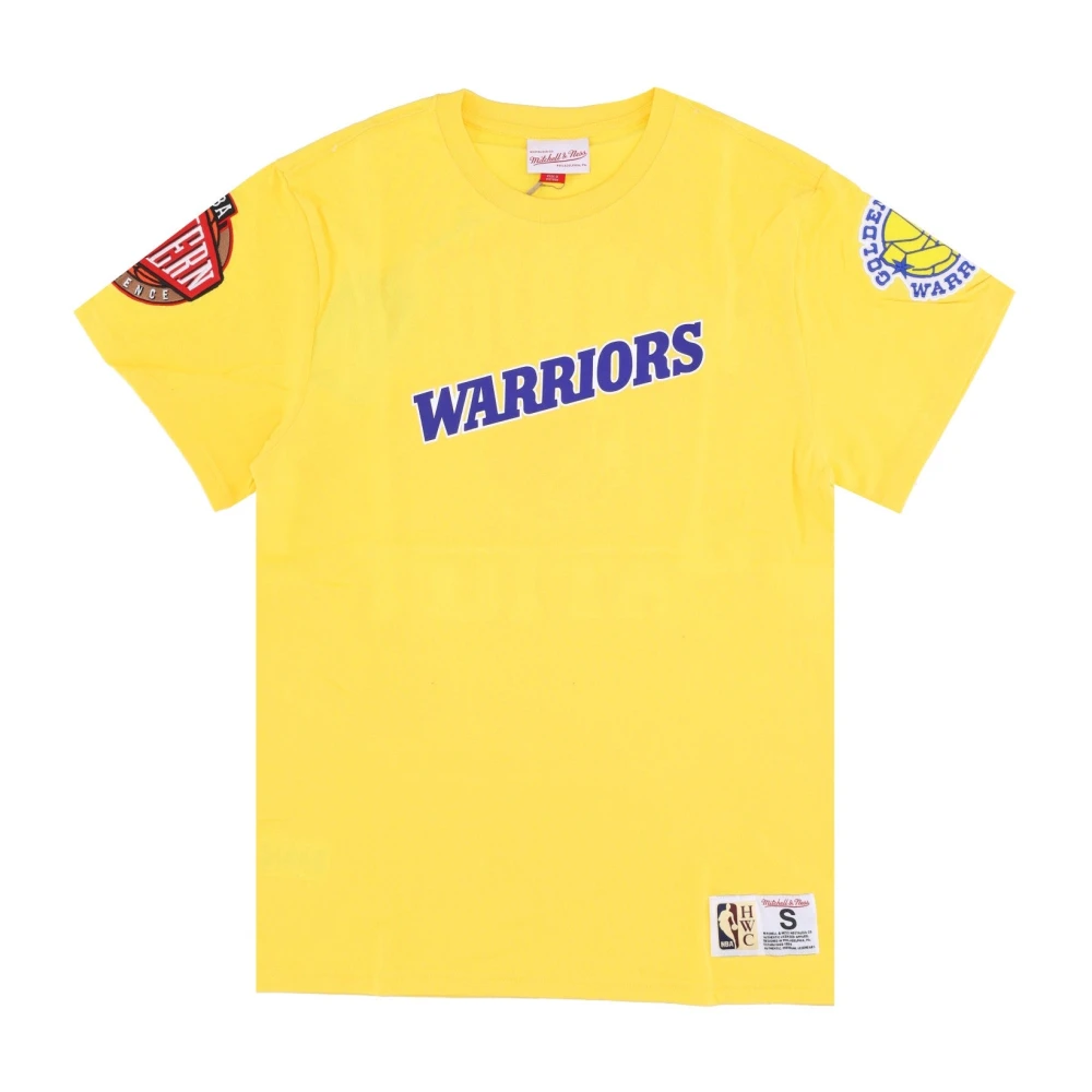 Mitchell & Ness NBA Team Origins T-Shirt Yellow Heren