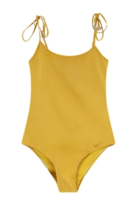 Knotted One-Piece Swimsuit
