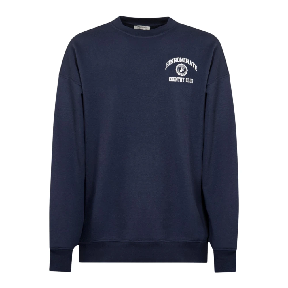 Hinnominate Men's Blue Felpa Girocollo - Sweatshirts - M - Sweatshirts & Hoodies