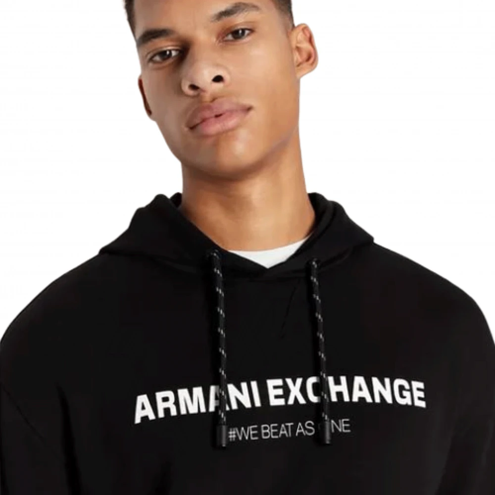 Armani Exchange Zwarte Heren Sweatshirt Black Heren