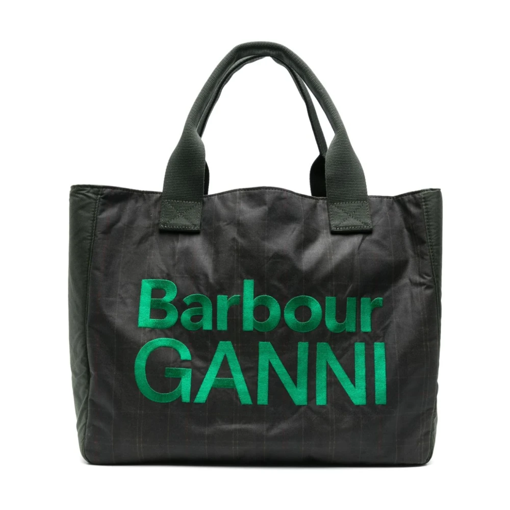 Barbour Groene Katoenen Winkel Tas voor Vrouwen Green Dames