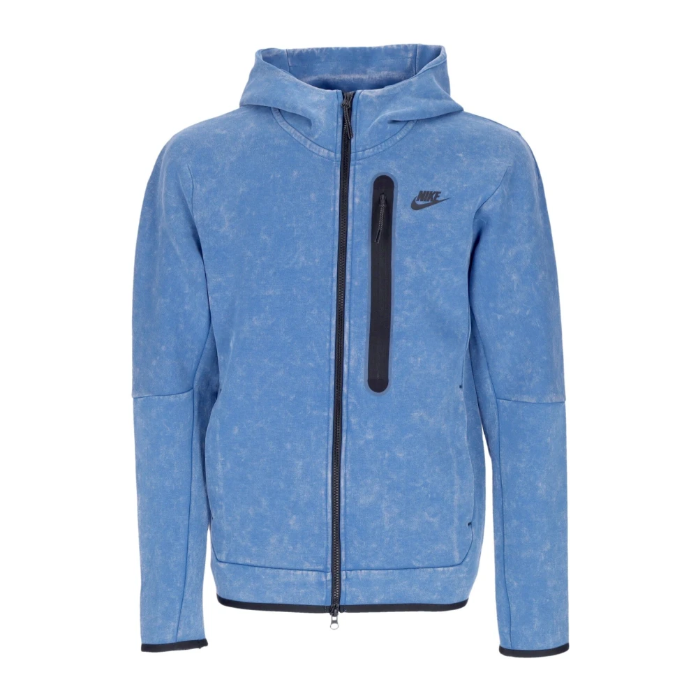 Nike Tech Fleece Huvtröja Med Dragkedja Blue, Herr