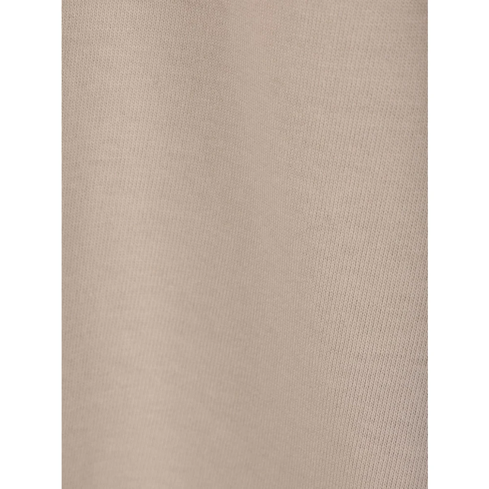 Rick Owens Beige Katoenen Oversized T-shirt Beige Heren