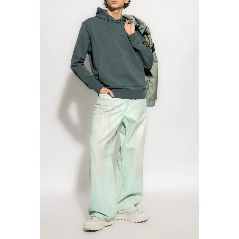 Stone Island Hoodie Green Heren
