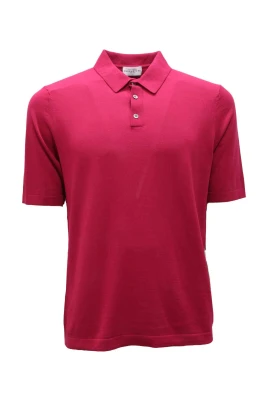 Körsbär Polo Hals Pullover Skjorta
