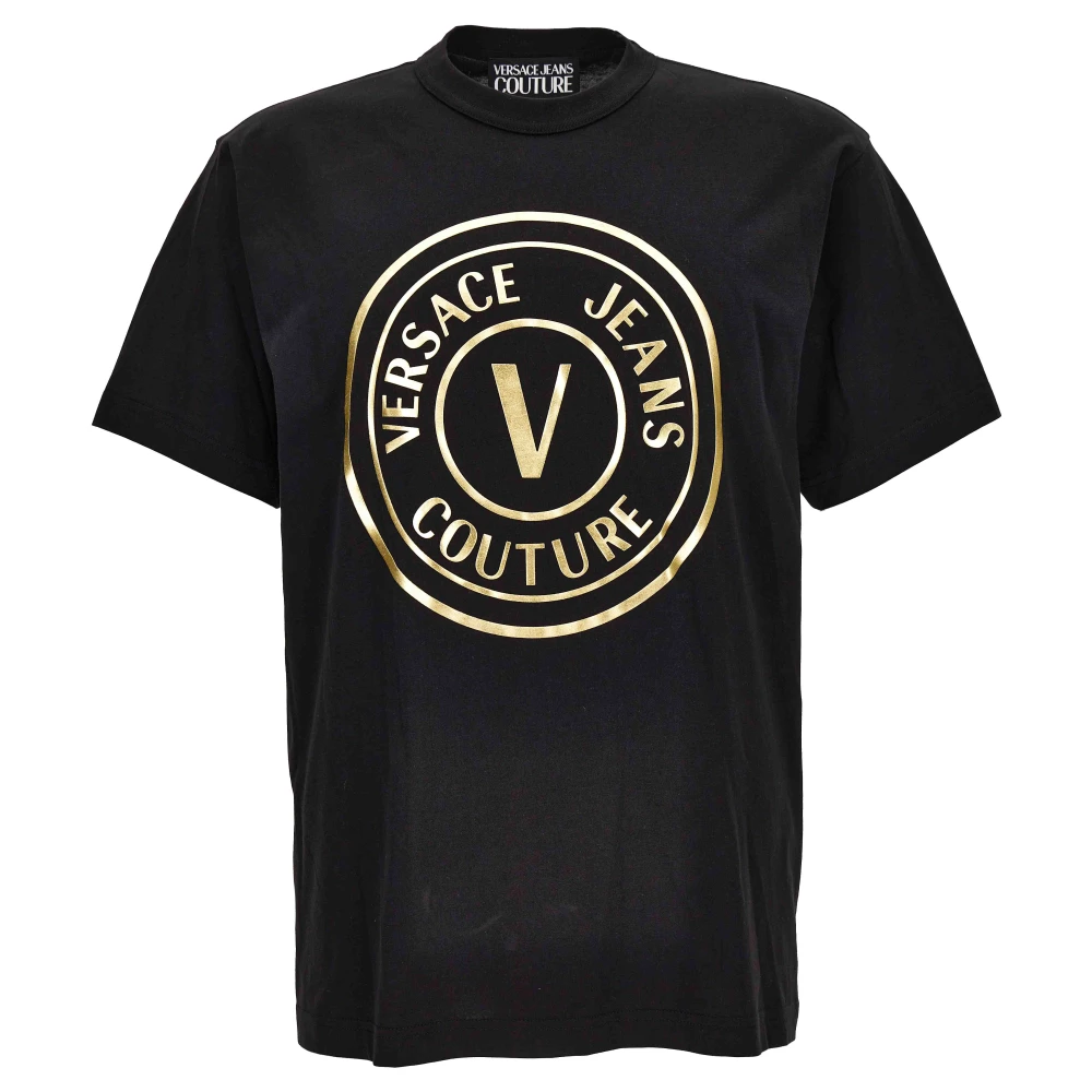 Versace Jeans Couture T-shirts en Polos Black Heren
