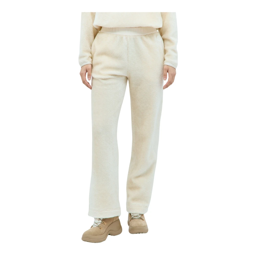 Moncler Teddy Weave Track Pants Beige, Dam