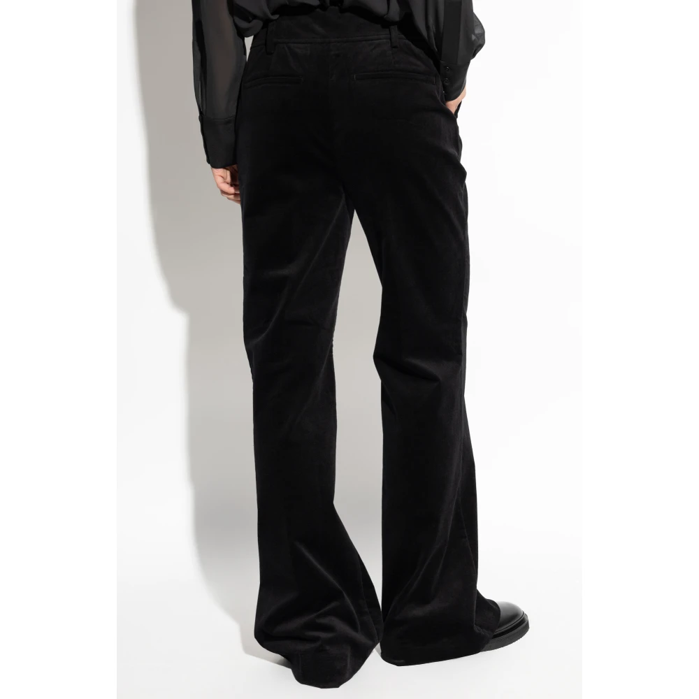 AllSaints Corduroy Broek Sevenh Black Dames