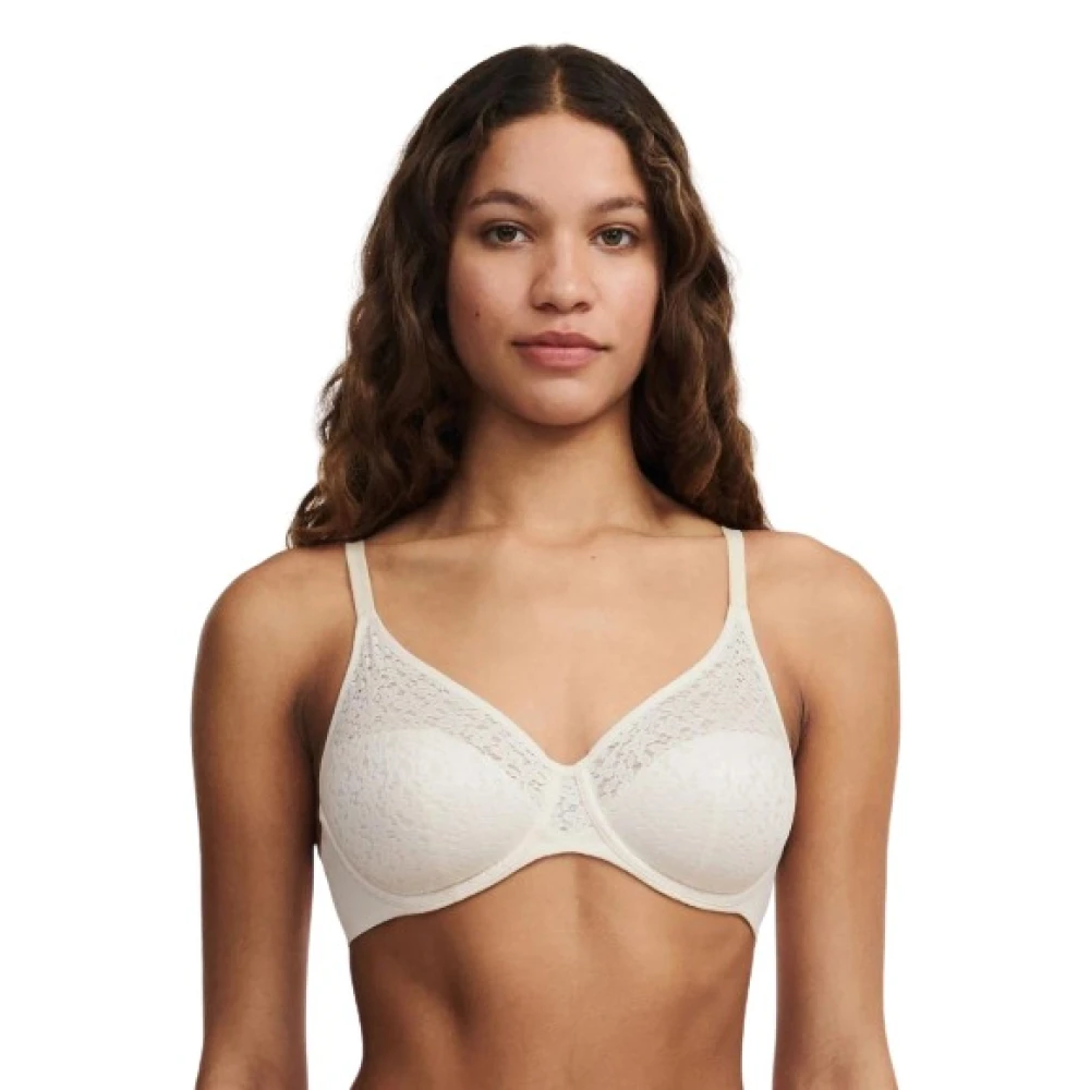 Chantelle Vrouw Beige Ondergoed Dames, 75C Eu, Polyester, Norah Voorgevormde Full Coverage Bh
