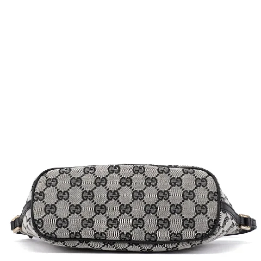 Gucci Vintage Pre-owned Leather handbags Gray Dames