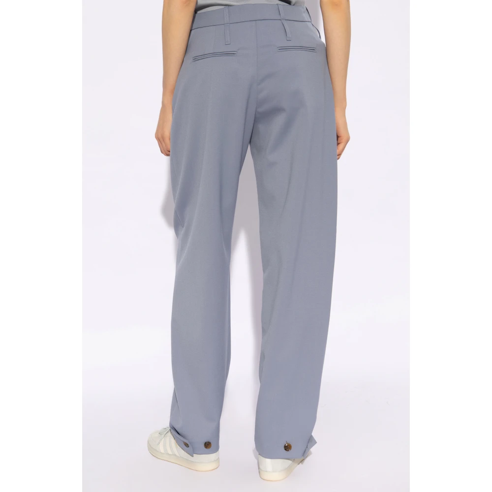 Samsøe Saluz Broek Blue Dames