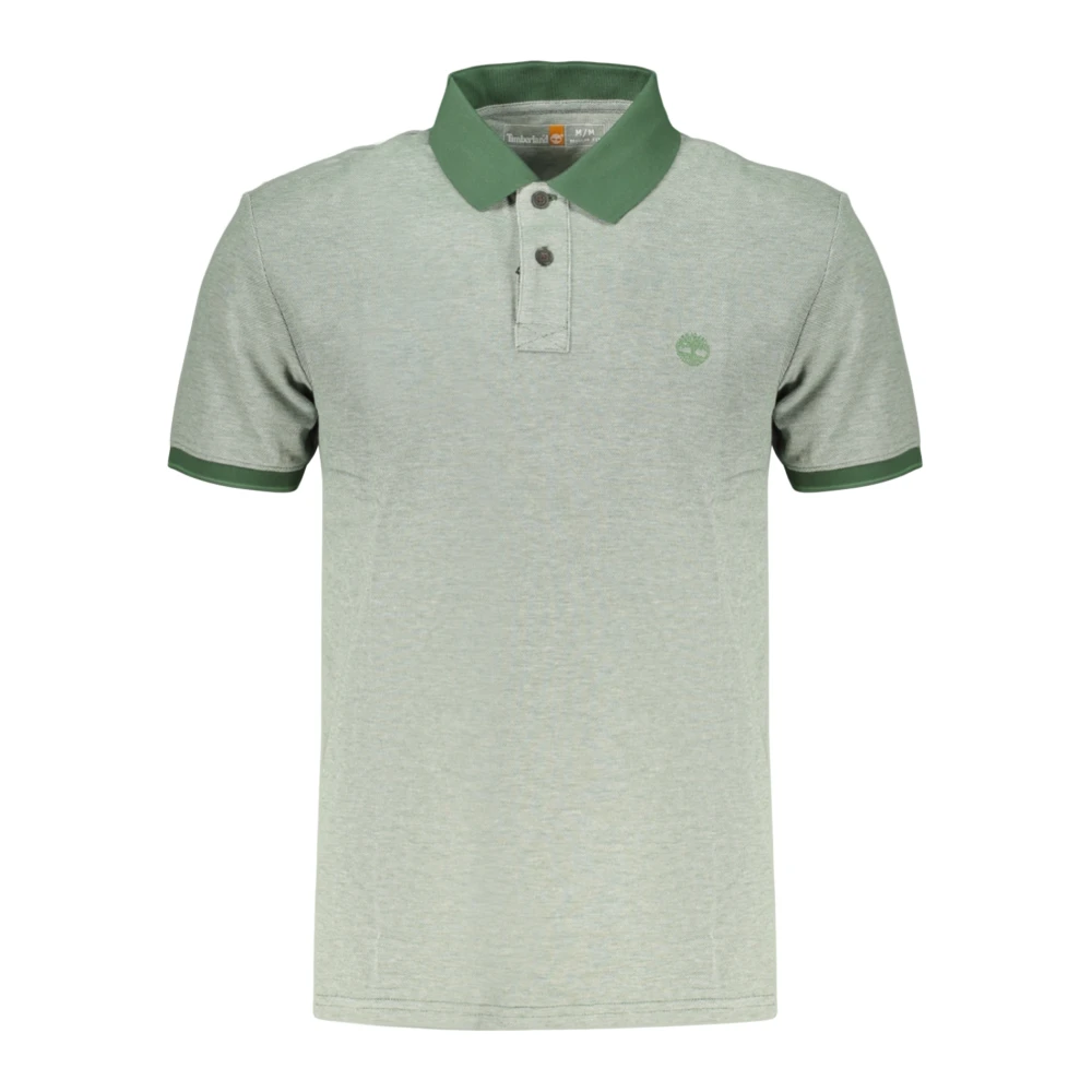Timberland Herr Grön Toppar 2XL, Kortärmad Pikétröja