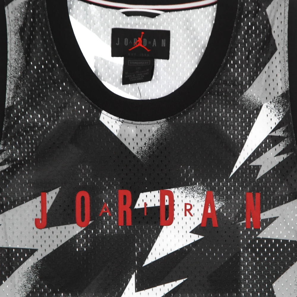 Jordan Basketbal Tanktop All Over Print Black Heren