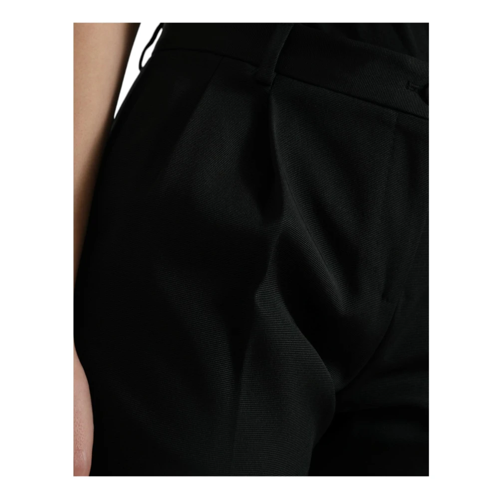 Dolce & Gabbana Cropped Trousers Black Dames
