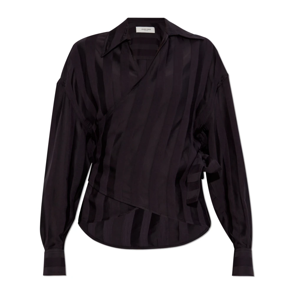 Golden Goose Gestreept shirt Purple Dames