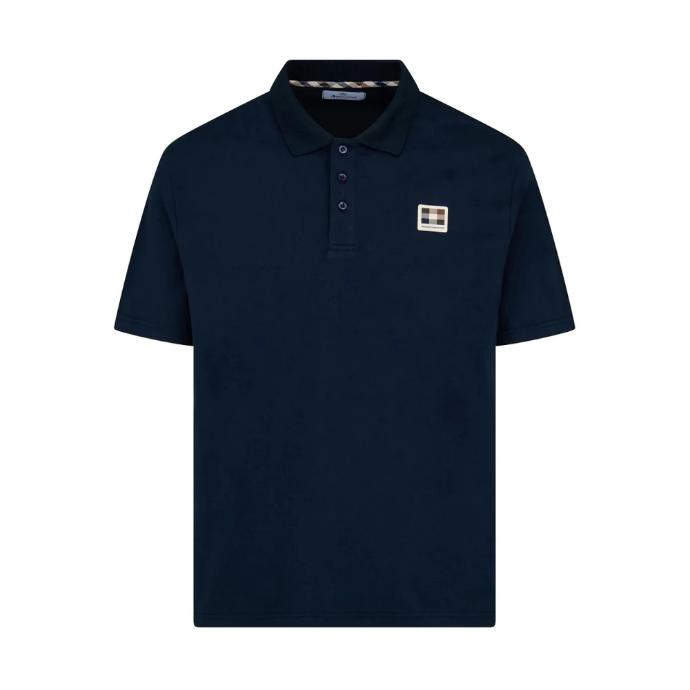 Aquascutum Men's Blue Polo Shirts - Polo Shirts - 3XL - Tops