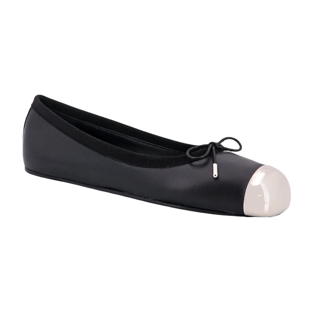 alexander mcqueen Stoere Leren Ballerina`s Black Dames