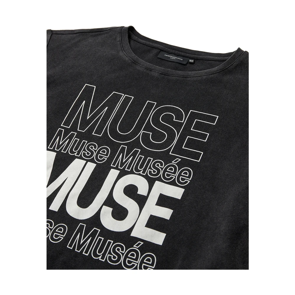 Copenhagen Muse Logo Tee Zwart Black Dames