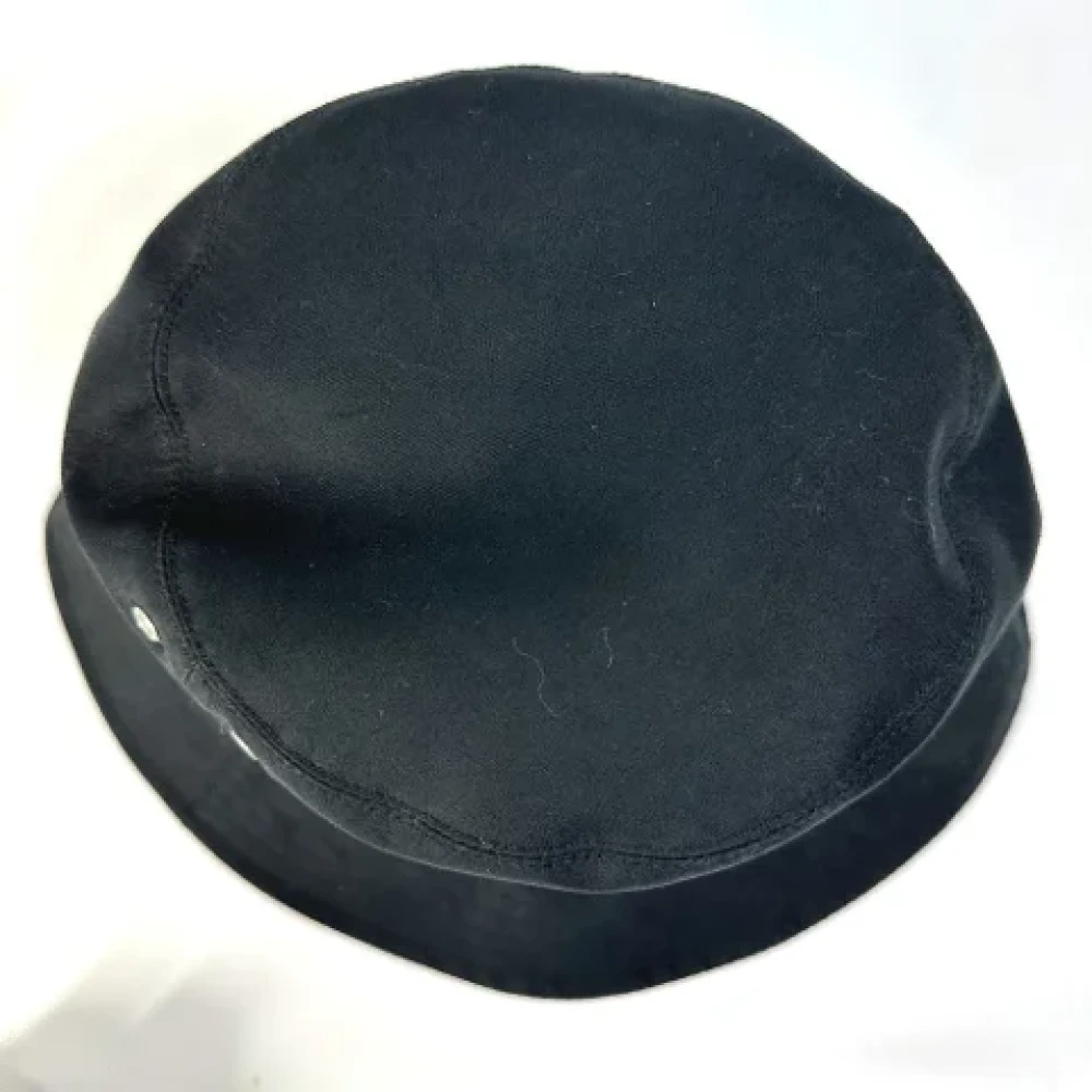 Dior Vintage Pre-owned Cotton hats Black Dames