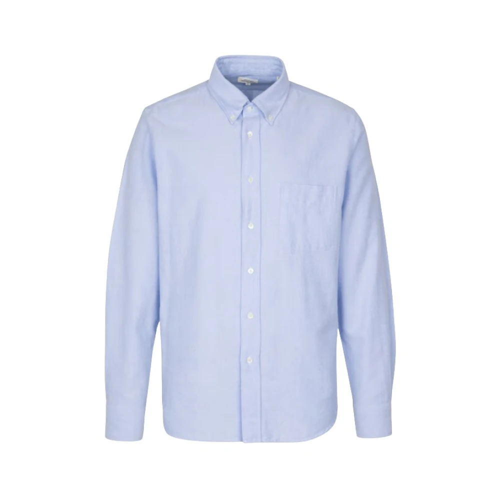 Hartford Blue Button-Down Collar Shirt - Male - Casual Shirts - Xl - Shirts