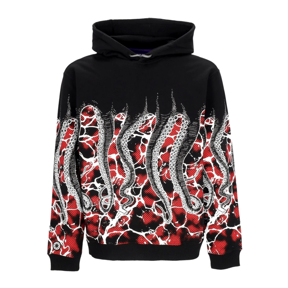 Octopus Men's Multicolor Light Hooded Marble Hoodie - Hoodies - Xl - Sweatshirts & Hoodies