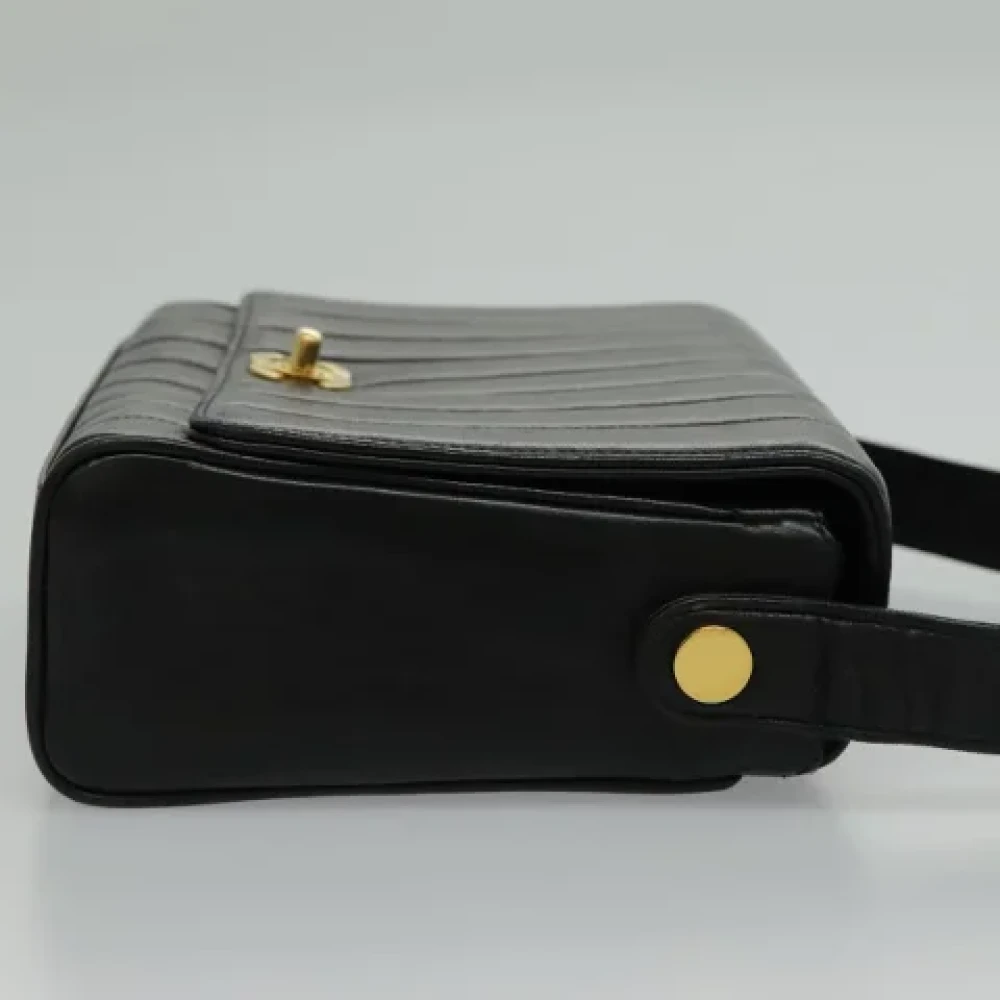 Chanel Vintage Pre-owned Leather chanel-bags Black Dames