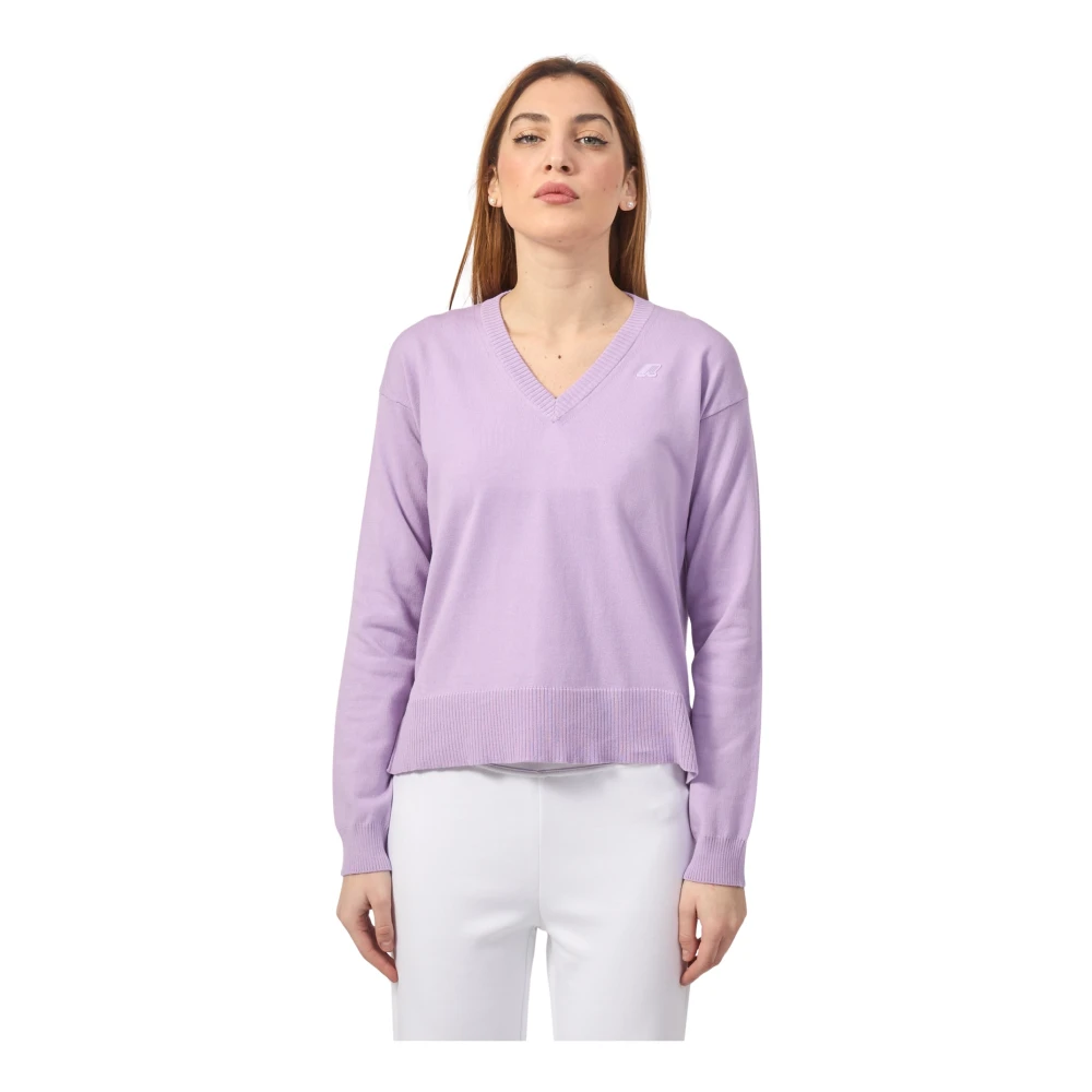 Knitwear > V-neck Knitwear - - K-Way - Modalova
