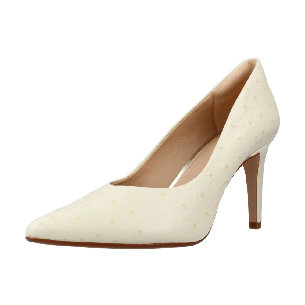 Clarks Pumps White Dames