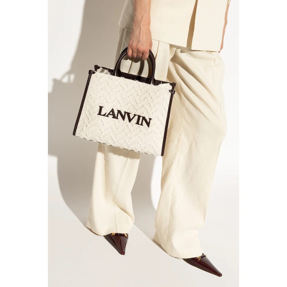 Lanvin Schoudertas Beige Dames