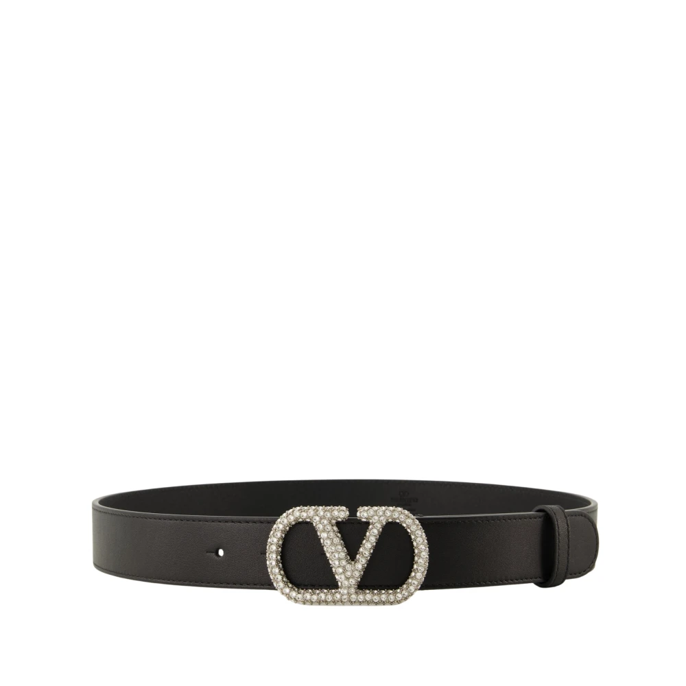 Valentino Garavani Women's Black Belts, 85 Cm, Vlogo Signature Belt