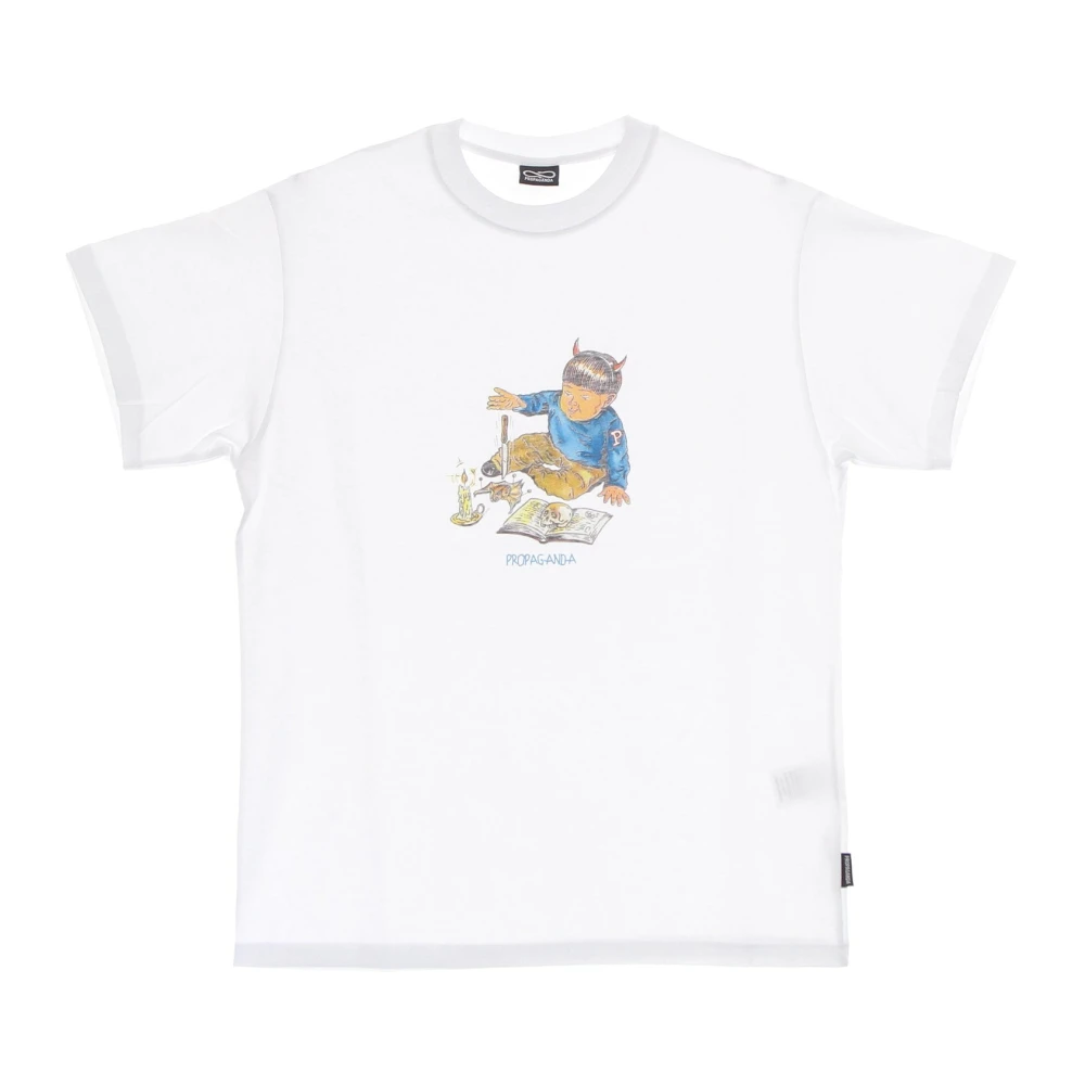 Propaganda Witte Heren Tee Korte Mouw White Heren