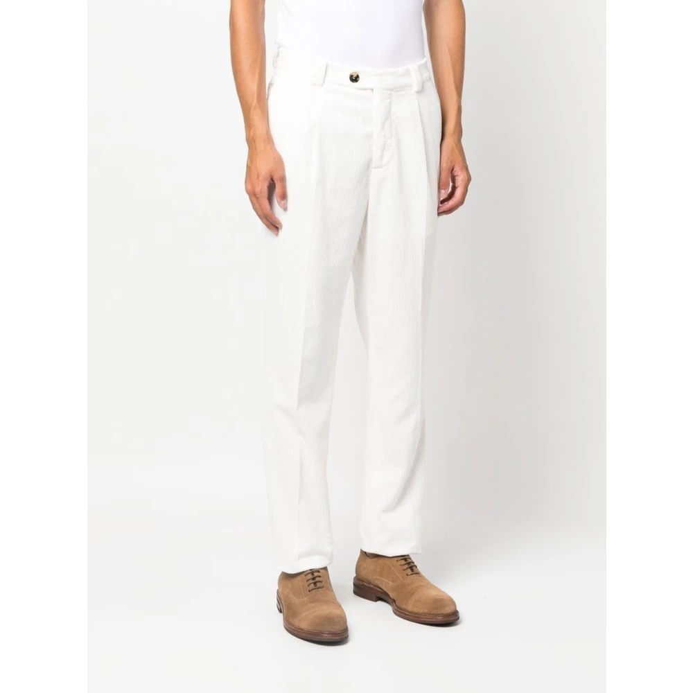 BRUNELLO CUCINELLI Elegante Broek Beige Heren