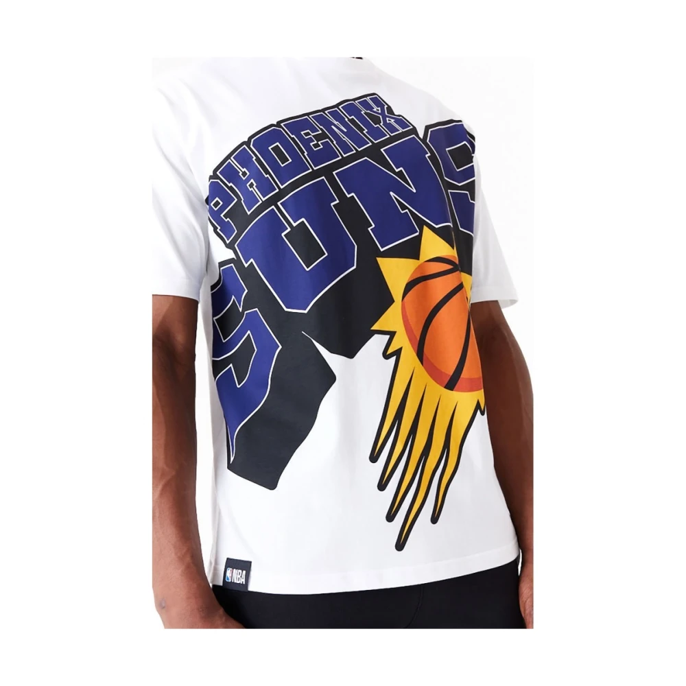 new era Witte Suns NBA T-shirt White Heren